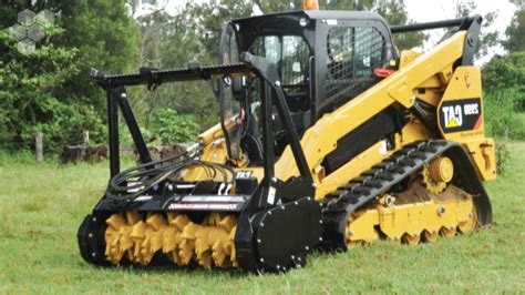 used skid steer with mulcher for sale|skid steer with forestry mulcher for sale.